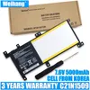 Korea Cel 5000mAh 38Wh 7.6V Weihang C21N1509 Laptop Batterij voor Asus Vivobook X556UQ X556UQ-XO076T X556UJ X556UJ-XO015T