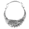 Necklace 2019 Retro Carved Peacock Collar Choker Necklace Collier Femme Women Bohemian Ethnic Vintage Animal Chocker GB437