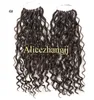 18 дюймов Messy Goddess Faux Locs Вьющиеся вязанные крючком косы богемные мягкие синтетические косы для наращивания волос светлый цвет 9916759