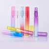 8ml Refillable glass Perfume Spray Bottle Gradient Color Travel Mini Container