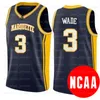 3 Dwyane Marquette Golden Eagles Wade Jersey 0 Russell 13 James Durant Westbrook 35 Kevin 3 Allen 33 Earvin Iverson Johnson