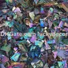 10 SZTUK Wyśmienitą Freeform Rainbow Bismut Geode Metal Ingot Crystal Ore Wyświetlacz Próbka mineralna Promuje głęboką medytację, ostrość przejrzystość