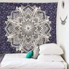 Mandala moderne Tapestry Indian Chambre tête de lit Mur suspendu Art Boho Room College Dort Dorm5814604