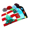 Partyhüte 10 Stück 4 Stile LED-Licht Gestrickte Weihnachtsmütze Unisex Erwachsene Kind Jahr Weihnachten Leuchtendes Blinken Stricken Häkeln Gefallen1
