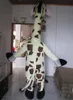 2019 Высокое качество Прямая ходьба Специальный Белый Жираф костюм талисмана ручной работы Взрослый костюм талисмана
