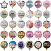 Decorazioni gonfiabili per palloncini per feste di compleanno da 18 pollici, forniture per giocattoli per palloncini con foglio di elio a bolle