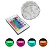 Batterianpassad IP68 Swiming Pool Light RGB Submersible LED Undervattensljus för Shisha Flower Tea Vase Garland Party Decorative Lights