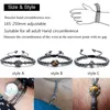 Bracelet Men Natural Stone Bracelets 6mm Hematite Bead With Eagle Braided Rope Adjustable Male Bracelets For Mens Gift Homme 328 C19041703