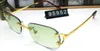 Wholesale-Square Glasses Buffalo Horn plastic glass gold slive metal legs Sunglasses Designer Best Quality rimless frame glasses with box