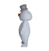 2019 Hoge kwaliteit Frosty Snowman Mascot Kostuum Wandelen Volwassen Cartoon Kleding 2920