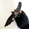 限られたカスタマイズバージョン折りたたみナイフの男戦争の黒人実質S35VNブレードTC4チタンハンドルのナイフパーフェクトポケットEDCキャンプハイキング自己防衛ツール