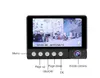 C9 3 Lens Car DVR Camera 4 inch LCD 1080p IR Night Vision WDR Dash Cam Video Recorder Driving
