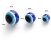 1000PCS blauen Perlen Runde Böse Harz Augenperlen Streifen Spacer Perlen Schmuck Mode DIY Armband, das Geschenke