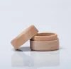 Newest Natural Wood Storage Box Circle Shape Sealed Container Stash Case Portable Herb Tobacco Cigarette Grinder Smoking Jar Accessories DHL