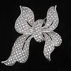 Olika stil bröllop bukett brosch tillbehör silver plätering rhinestone brosch pins