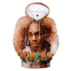 Imprimé YNW Melly Hoodies Sweatshirts Hommes/Femmes Mode Style Harajuku 3D Automne Hommes Pull