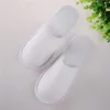 Hot Sale-ER Hotel One-Time Soft Slippers Mannen Vrouwen Slippers Witte Sandalen Indoor Babouche Travel Schoenen Goedkope gratis verzending