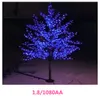 2021 LED Cherry Blossom Tree Light 864pcs Ampoules 1,8 m de hauteur Décorations de Noël 110 220VAC Sept couleurs pour l'option Utilisation extérieure étanche à la pluie Drop