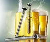 Roestvrij staal Wijn Liquor Chiller Cooling Ice Stick Rod In-Bottle Pourer Beer Chiller Stick Chill Chill Alcohol Ice Drinks Wine Cold SN2728