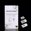 Adattatore universale per scheda micro SIM Nano 4 in 1 con confezione al dettaglio chiave di espulsione per iPhone X 7 8 plus Samsung S10