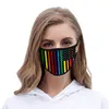 American Flag Face Masks 2020 Trump Election Election Stampa Maschera per polvere universale per giocattolo rave a LED per adulti