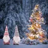 Décorations de Noël Poupées du Père Noël Figurine debout Arbre de Noël Ornements de forêt Cadeaux pour enfants Jouets Décorations pour la maison1