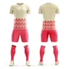 Kit d'uniformes de football personnalisés Maillot d'équipe de football de conception gratuite Tops Maillots de football pour hommes respirants à séchage rapide