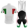 2024 Italie Cycling Jersey Set Summer Mountain Bike Vêtements Pro Bicycle Cycling Jersey Sportswear Suit Maillot Ropa Ciclismo