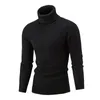 mens designer Turtleneck casual simple twist knitted sweater M012