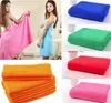 Superfine Microfibre Serviettes De Bain Plage Séchage Bain Gant De Toilette Serviette De Douche Voyage Grandes Serviettes Pour Adultes Outil De Douche 70x140 cm KKA1406 300 pcs