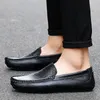 good quality Mens genuine leather Luxury Designer suede loafer official shoes gentle mens dress walk shoe casual comfort breath shoes