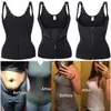 Ly Women Body Shaper Sweat Vest Sauna Neoprene 슬리밍 허리 트레이너 Cincher Front Closure