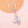 35*Keychain de lobo de lobo de 30 mm, nova moda feita à mão, joias de dropship de festas de festas de metal
