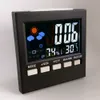 Handige digitale LCD-temperatuurvochtigheidsmeter wekker