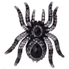 Örümcek Streç Halka Eşarp Toka Cadılar Bayramı Partisi Gotik Takı Hediyeler Charms Kadın Kızlar Antik Gümüş Siyah Dropshipping