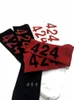 Calcetines para hombre 424 Bordado para hombre diseñador de marca Hip Hop Streetwear de punto algodón masculino hembra largo