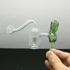 Beauty double filter glass burner Glass bongs Oil Burner Glass Water Pipe Oil Rigs Smoking Rigs Free