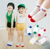 New Arrivals Spring Summer Baby Girls Boys Ultra-Thin Mesh Crystal Boat Socks Cartoon Color Invisible Socks kids sock for 0-12 Year