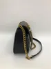 Women shoulder bags women chain bags crossbody bag fashion 26CM Black leather handbags female purse bag 2022