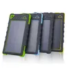Whosale 10000mAh 2 USB-poort Solar Power Bank Charger Externe back-upbatterij met doos voor iPhone iPad Samsung mobiele telefoon