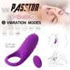Vibrator für Männer Mini, Sexspielzeug, Penis-Vibrationsring, Verzögerung der Ejakulation, Fernvibrator, Klitoris-Stimulator, Mann-Vibrationsring MX191228
