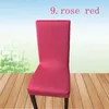 Elastic chair cover solid color Hotel banquet folding office chair cover Spandex fabric comfortable and breathable Ease of installation