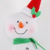 Snowman Refrigerator Magnets Self-adhensive Stickers Christmas Home Decorations for Metal Door Garage Cabinets