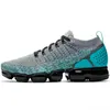 Nike Air VaporMax Flyknit 2.0 2018 2018 Moc 2,0 Mens Running Shoes Homens Mulheres Casual Air Cushion laceless trigo Red Black Dress Branco Trainers Zapatos Sports Sneakers C35