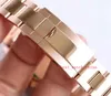 4 Style Top vente Bracelet en or jaune de qualité supérieure 116598 RBOW Rainbow Diamond Bezel Mouvement automatique Montre de luxe pour hommes sans chronographe