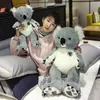 Söt mjuk djur koala plysch leksak fylld tecknad dockor kudde för tjej pojke julklapp dekoration