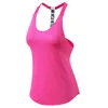 Ucuz Fiyat Sport Running Yoga atletik Bayan Seksi Açık Geri Yoga Egzersiz Giyim Racerback Tank Top Vest 7colours Tops