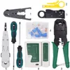 9 in 1 Ethernet Cable tool RJ11 RJ45 Cat5 Cat6 Crimp network Cable crimping Crimper pliers tool set kit network tool