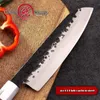 Coltello Santoku Grandsharp Coltelli da cucina fatti a mano da 7 pollici Coltelli da cucina giapponesi Acciaio ad alto tenore di carbonio Chef039s Strumento di cottura per affettare4016924