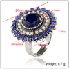 Groothandel- en Amerikaanse mode-sieraden mode open ring pop zonnebloem ring